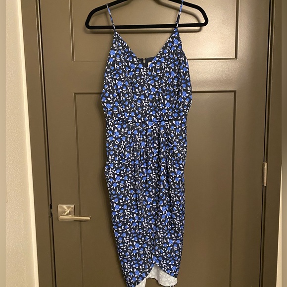 Blue Floral Dress - Picture 2 of 6